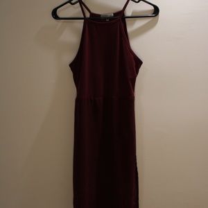 Maroon Small Long Tank Top